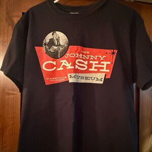 Johnny Cash Museum t-shirt black large